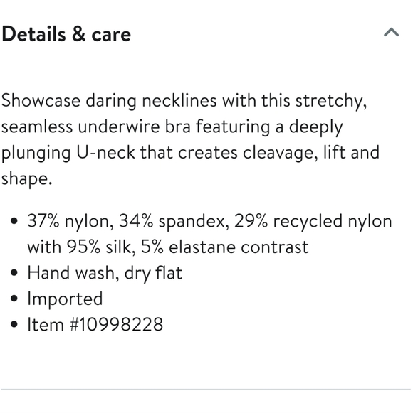 NWOT FLEUR DU MAL SEDUCE U-PLUNGE BRA  , SZ:32DD - Picture 5 of 13